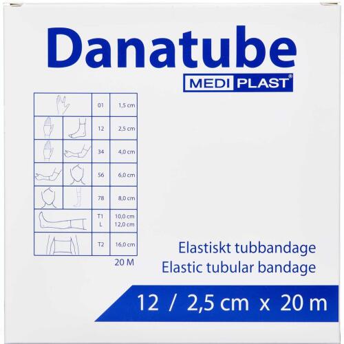 Køb DANATUBE RØRBANDAGE 2,5CMX20M online hos apotekeren.dk