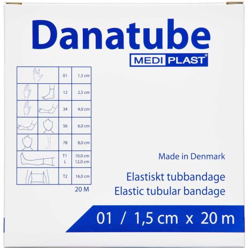 Køb DANATUBE RØRBANDAGE 1,5CMX20M online hos apotekeren.dk