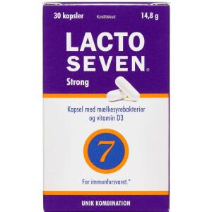 Køb Lacto Seven Strong 30 stk. online hos apotekeren.dk