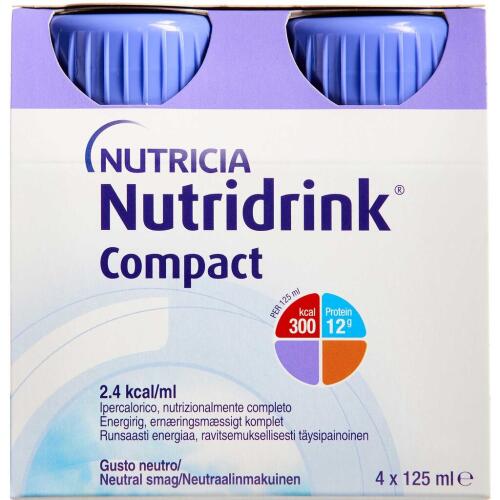 Køb Nutridrink Compact Neutral 4x125 ml online hos apotekeren.dk