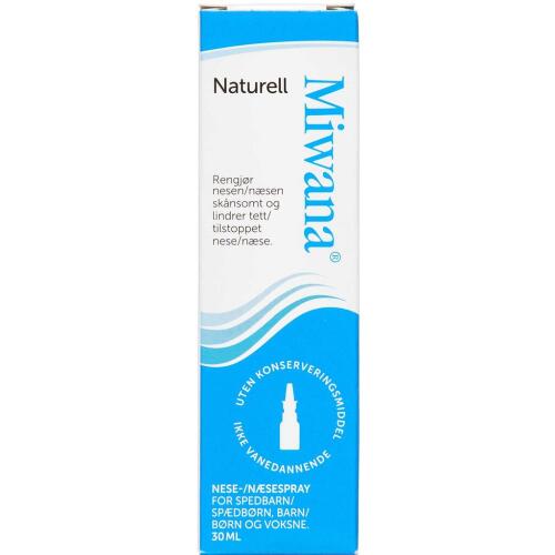 Køb MIWANA NÆSESPRAY NATURELL online hos apotekeren.dk