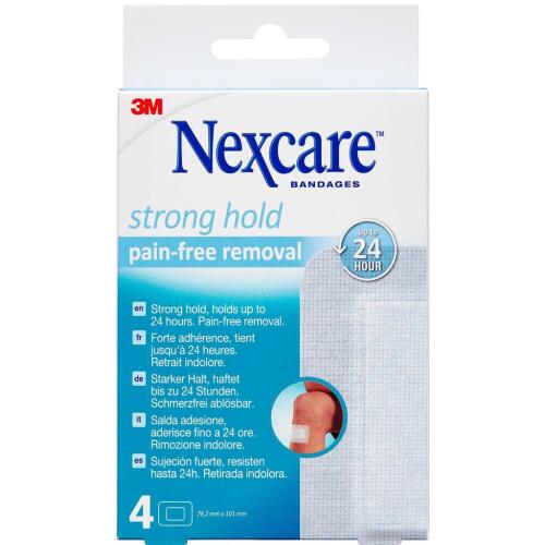 Køb 3M Nexcare Strong Hold Pads 4 stk. online hos apotekeren.dk