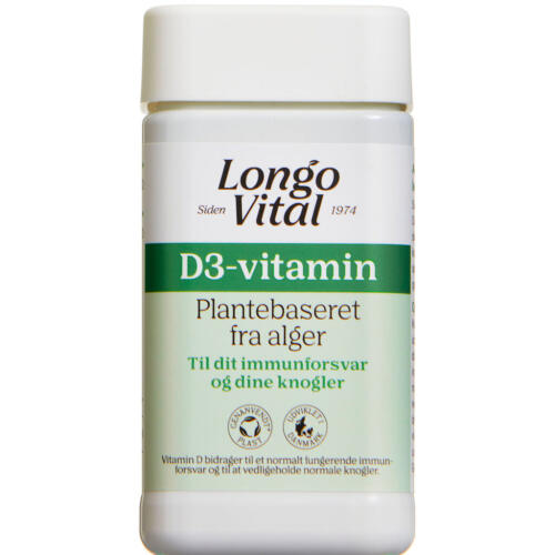 Køb Longo Vital D-vitamin tablet 180 stk. online hos apotekeren.dk