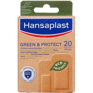 Køb Hansaplast Green & Protect 20 strips 1 stk. online hos apotekeren.dk