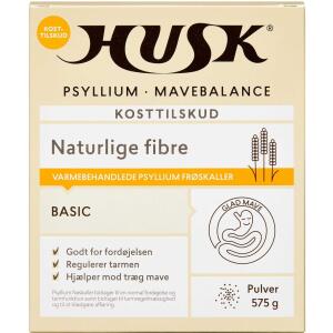 Køb HUSK Psyllium Mavebalance pulver 575 g online hos apotekeren.dk