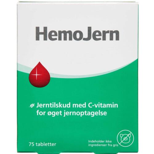 Køb HEMOJERN TABLETTER online hos apotekeren.dk