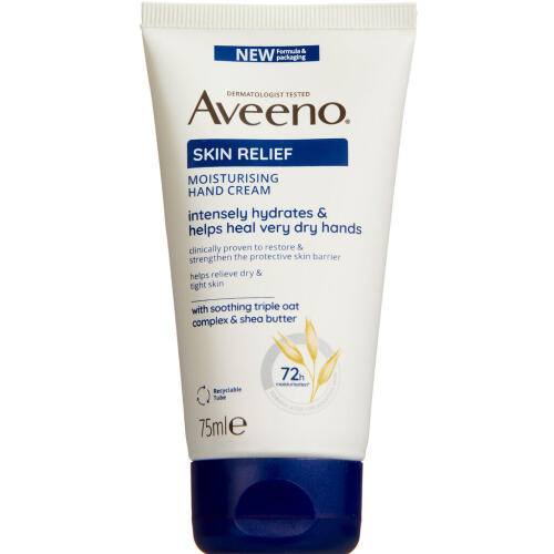 Køb Aveeno Skin Relief Moisturising Hand Cream 75 ml online hos apotekeren.dk