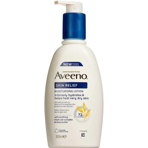 Køb  Aveeno Skin Relief Moisturising Lotion 300 ml online hos apotekeren.dk