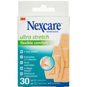 Køb Nexcare Ultra Stretch Flexible Comfort 30 stk. online hos apotekeren.dk