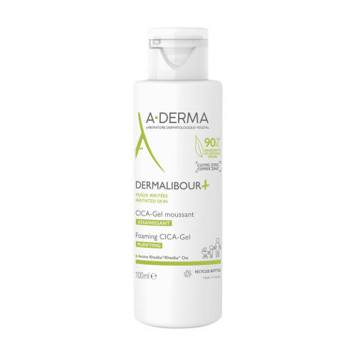 Køb A-DERMA Dermalibour+ Foaming CICA-Gel 100 ml online hos apotekeren.dk