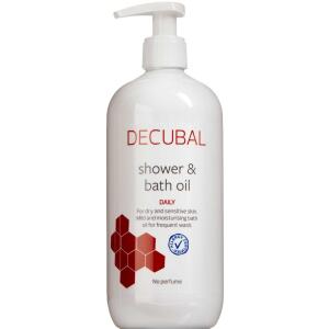Køb Decubal Shower & Bath Oil 500 ml online hos apotekeren.dk