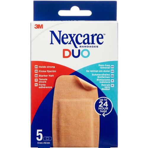 Køb Nexcare Duo Plaster Maxi 5 stk. online hos apotekeren.dk