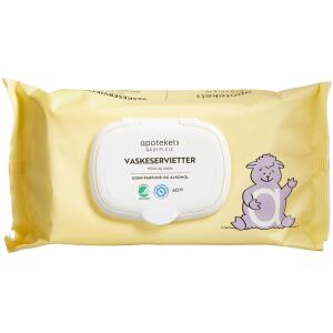 Køb Apotekets Baby Vaskeservietter 60 stk. online hos apotekeren.dk
