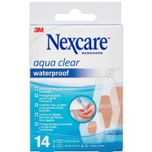 Køb 3M Nexcare Aqua Clear Assorteret 14 stk. online hos apotekeren.dk