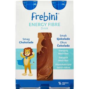 Køb Frebini Energy Fibre Drik Chokolade 4x200 ml online hos apotekeren.dk