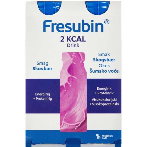 Køb Fresubin 2 kcal Drink Skovbær 4 x 200 ml online hos apotekeren.dk