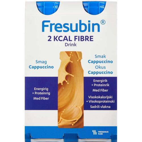 Køb Fresubin 2 kcal Fibre Cappuccino Drink 4x200 ml online hos apotekeren.dk