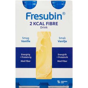 Køb Fresubin 2 kcal Fibre Vanille Drink 4x200 ml online hos apotekeren.dk