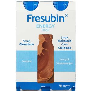 Køb Fresubin Energy Chokolade Drink 4 x 200 ml online hos apotekeren.dk