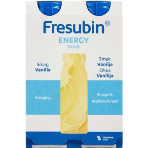 Køb Fresubin Energy Vanille Drink 4 x 200 ml online hos apotekeren.dk