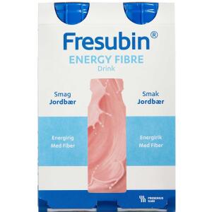 Køb Fresubin Energy Fibre Jordbær Drink 4 x 200 ml online hos apotekeren.dk