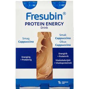 Køb Fresubin Protein Energy Cappuccino Drink 4 x 200 ml online hos apotekeren.dk