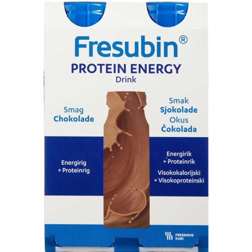 Køb Fresubin Protein Energy Chokolade Drink 4 x 200 ml online hos apotekeren.dk