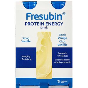 Køb Fresubin Protein Energy Vanille Drink 4 x 200 ml online hos apotekeren.dk