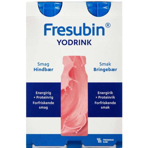 Køb Fresubin Yodrink Hindbær 4 x 200 ml online hos apotekeren.dk