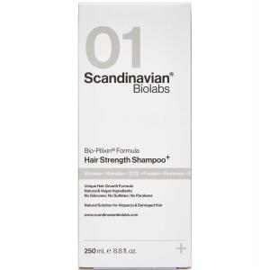 Køb Scandinavian Biolabs Hair Strength Shampoo+ for Women 250 ml online hos apotekeren.dk