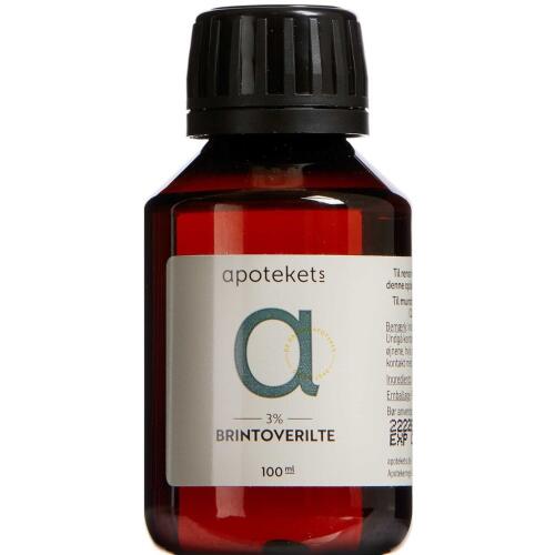 Brintoverilte 3% 100 ml apotekeren.dk Køb online nu!