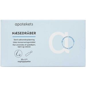 Køb Apotekets Næsedråber 20 x 5 ml online hos apotekeren.dk