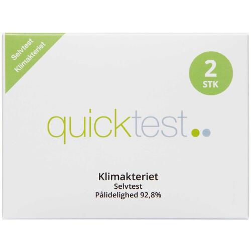 Køb QUICKTEST KLIMAKTERIE TEST online hos apotekeren.dk