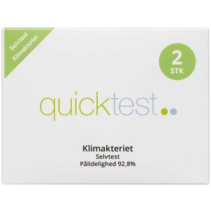 Køb Quicktest Klimakterie Test 2 stk. online hos apotekeren.dk