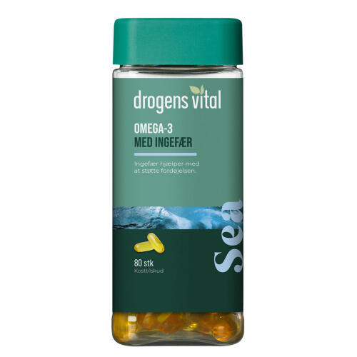 Køb Drogens Vital Omega-3 80 stk. online hos apotekeren.dk
