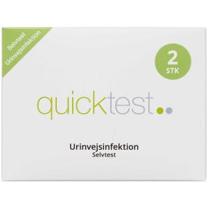 Køb Quicktest Urinvejsinfektionstest 2 stk. online hos apotekeren.dk