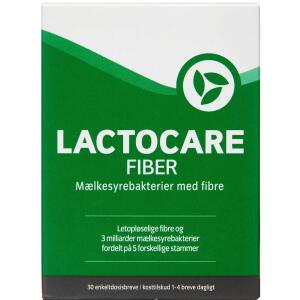 Køb Lactocare Fiber Breve 30 stk. online hos apotekeren.dk