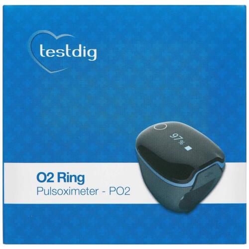 Køb TESTDIG O2 RING-PULSOXIMETER online hos apotekeren.dk