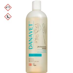 Køb DanaVet Klorhexidin Shampoo 500 ml online hos apotekeren.dk