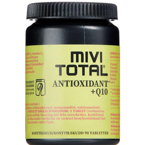 Køb MIVITOTAL ANTIOXIDANT+Q10 TABL online hos apotekeren.dk