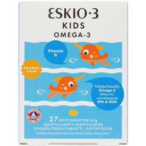 Køb Eskio-3 Kids Chewable 27 stk.  online hos apotekeren.dk