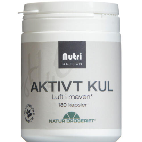Køb Aktivt Kul Kapsler 180 stk. online hos apotekeren.dk