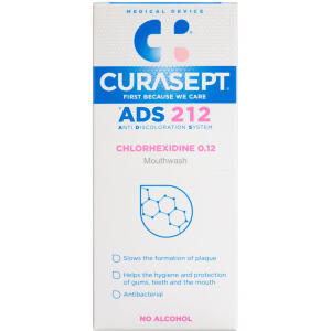 Køb Curasept ADS 212 Mundskyl 0,12% CHX 200 ml online hos apotekeren.dk