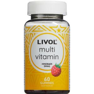 Køb Livol Multi Raspberry Gummies 60 stk. online hos apotekeren.dk