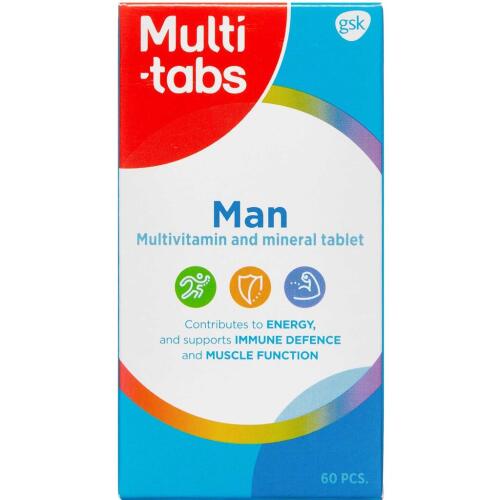 Køb Multi-tabs Man 60 stk. online hos apotekeren.dk