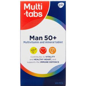 Køb Multi-Tabs Man 50+ 60 stk. online hos apotekeren.dk