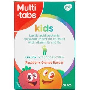Køb Multi-Tabs Kids Mælkesyrebakterier 30 stk. online hos apotekeren.dk