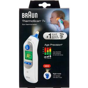 Køb Braun ThermoScan 7+ Øretermometer 1 stk. online hos apotekeren.dk