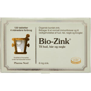 Køb Bio-Zink Tabletter 120 stk. online hos apotekeren.dk