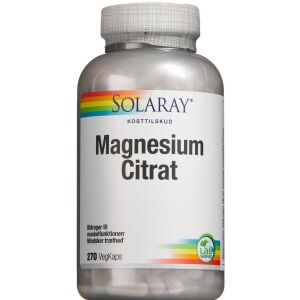 Køb Solaray Magnesium Citrat Kapsler 270 stk online hos apotekeren.dk